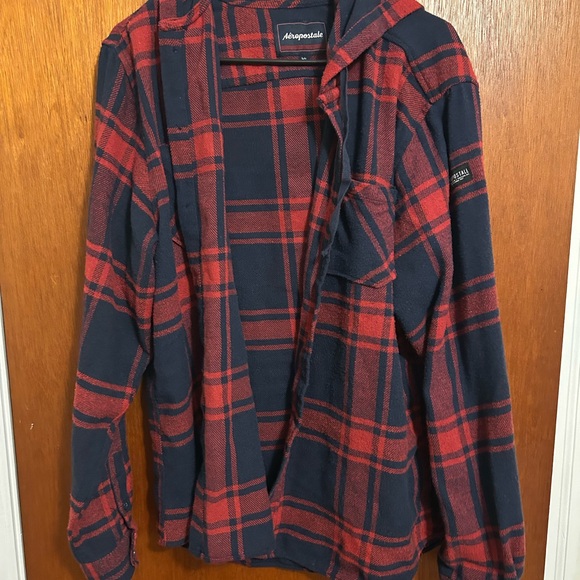 Aeropostale Other - Aeropostale Red and Black Plaid Shirt